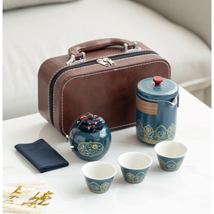 手提禮盒茶具組(1壺3杯)